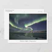 Nordlichter Norwegen Postkarte (Vorne/Hinten)