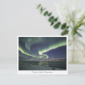 Nordlichter Norwegen Postkarte (Stehend Vorderseite)