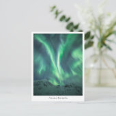 Nordlichter Norwegen Postkarte (Stehend Vorderseite)