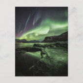 Nordlichter Norwegen Postkarte (Vorderseite)