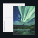 Nordlichter Norwegen Postkarte<br><div class="desc">Nature Foto of the Northern Lights (Aurora borealis) im Norden von Norwegen,  Skandinavien. Foto © Sebastian Wurm.</div>