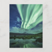 Nordlichter Norwegen Postkarte (Vorderseite)