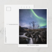 Nordlichter Norwegen Postkarte (Vorne/Hinten)
