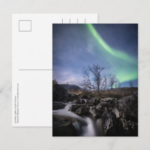Nordlichter Norwegen Postkarte