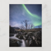 Nordlichter Norwegen Postkarte (Vorderseite)