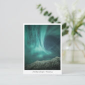 Nordlichter Norwegen Postkarte (Stehend Vorderseite)