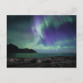 Nordlichter Norwegen Postkarte (Vorderseite)