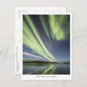 Nordlichter Norwegen Postkarte (Vorne/Hinten)