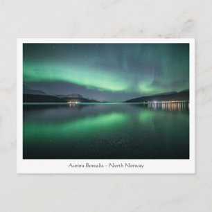 Nordlichter Norwegen Postkarte