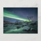 Nordlichter Norwegen Postkarte (Vorderseite)