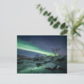 Nordlichter Norwegen Postkarte (Stehend Vorderseite)