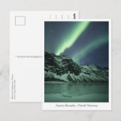 Nordlichter Norwegen Postkarte (Vorne/Hinten)