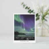 Nordlichter Norwegen Postkarte (Stehend Vorderseite)