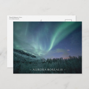 Nordlichter Norwegen Postkarte