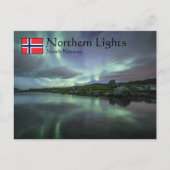 Nordlichter Norwegen Postkarte (Vorderseite)