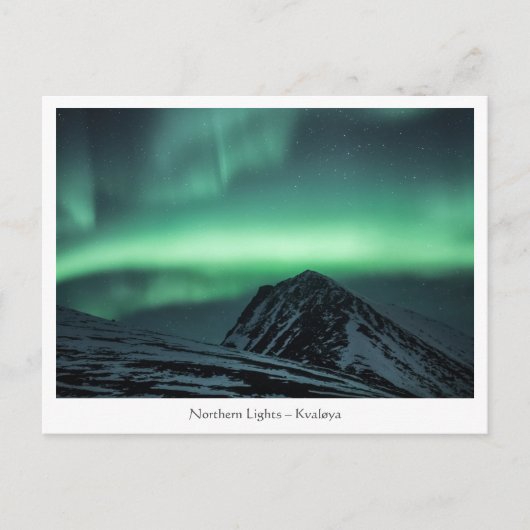 Nordlichter Norwegen Postkarte (Vorderseite)