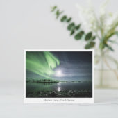Nordlichter Norwegen Postkarte (Stehend Vorderseite)