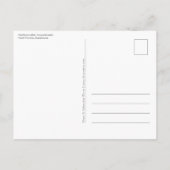 Nordlichter Norwegen Postkarte (Rückseite)