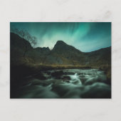 Nordlichter Norwegen Postkarte (Vorderseite)