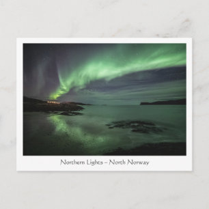 Nordlichter Norwegen Postkarte