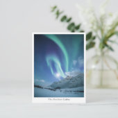 Nordlichter Norwegen Postkarte (Stehend Vorderseite)