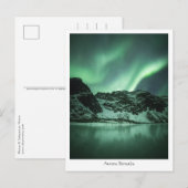 Nordlichter Norwegen Postkarte (Vorne/Hinten)