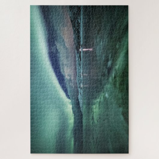 Nordlichter Norwegen Puzzle (Vertikal)