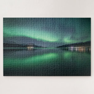 Nordlichter Norwegen Puzzle