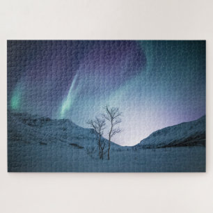 Nordlichter Norwegen Puzzle