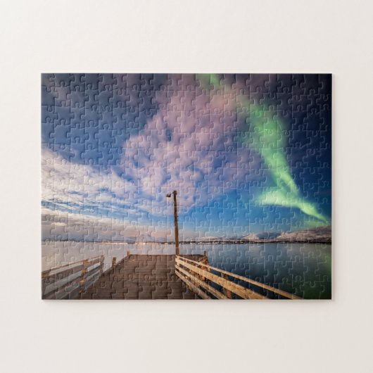Nordlichter Norwegen Puzzle (Horizontal)