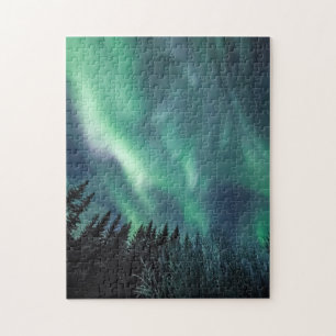Nordlichter Norwegen Puzzle