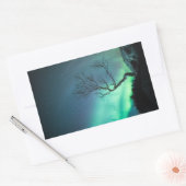 Nordlichter Norwegen Rechteckiger Aufkleber (Umschlag)