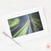 Nordlichter Norwegen Rechteckiger Aufkleber (Umschlag)