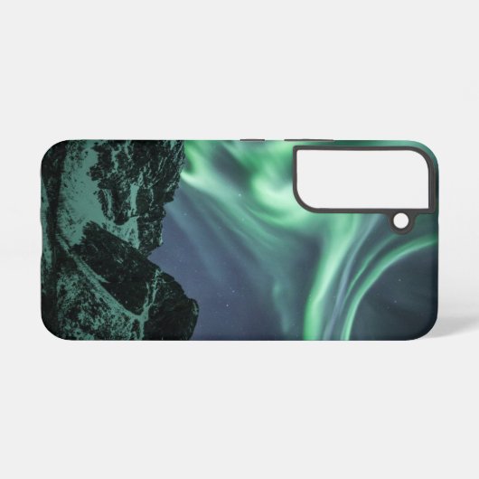 Nordlichter Norwegen Samsung Galaxy Hülle (Rückseite (Horizontal))