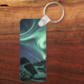 Nordlichter Norwegen Schlüsselanhänger (Rückseite)