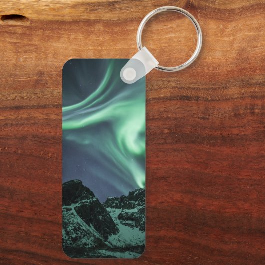 Nordlichter Norwegen Schlüsselanhänger (Rückseite)