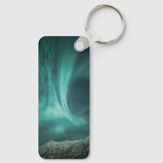 Nordlichter Norwegen Schlüsselanhänger (Rückseite)