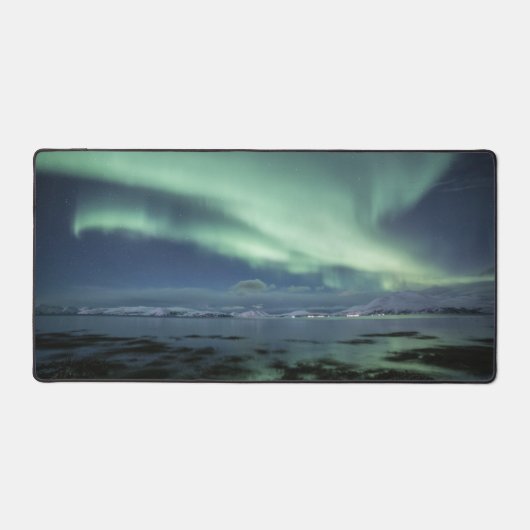 Nordlichter Norwegen Schreibtischunterlage (Vorderseite)