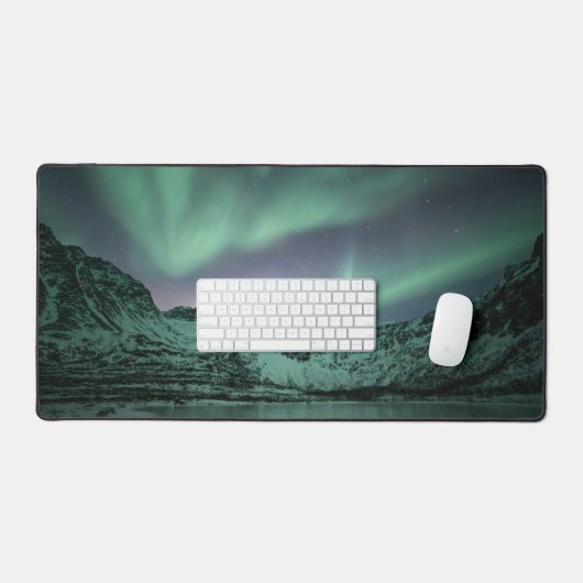 Nordlichter Norwegen Schreibtischunterlage (Tastatur & Maus)