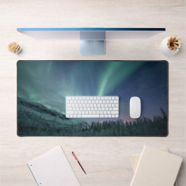 Nordlichter Norwegen Schreibtischunterlage