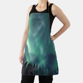 Nordlichter Norwegen Schürze