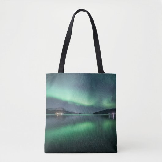Nordlichter Norwegen Tasche (Vorderseite)