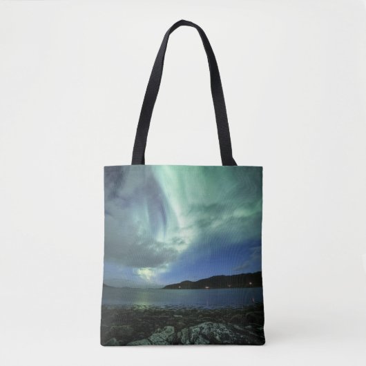 Nordlichter Norwegen Tasche (Vorderseite)