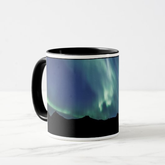 Nordlichter Norwegen Tasse (Vorderseite Links)