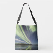 Nordlichter Norwegen Tragetaschen Mit Langen Trägern (Rückseite)