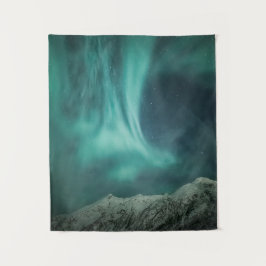 Nordlichter Norwegen Wandteppich