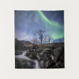 Nordlichter Norwegen Wandteppich