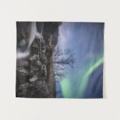 Nordlichter Norwegen Wandteppich (Vorderseite (Horizontal))