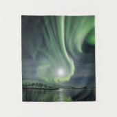 Nordlichter Norwegen Wandteppich (Vorderseite)