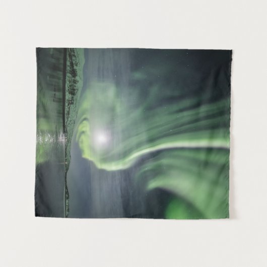 Nordlichter Norwegen Wandteppich (Vorderseite (Horizontal))